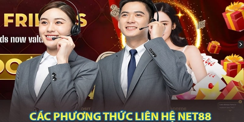 Liên hệ trung tâm hỗ trợ net88 bằng nhiều phương thức