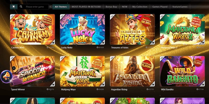 Điểm danh một số siêu phẩm tại pg slot